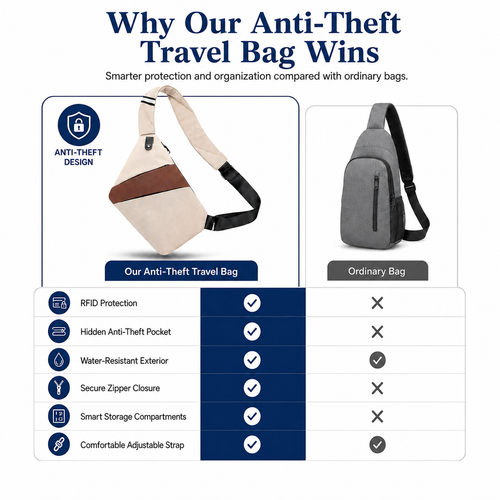 Anti Thefe Travel Bag